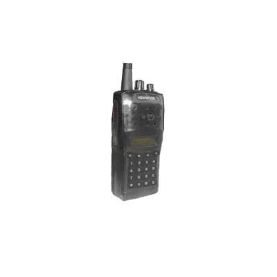 FSMNX-200T Funda de piel reforzada con visor frontal transparente, para radios NX-200, NX-300.