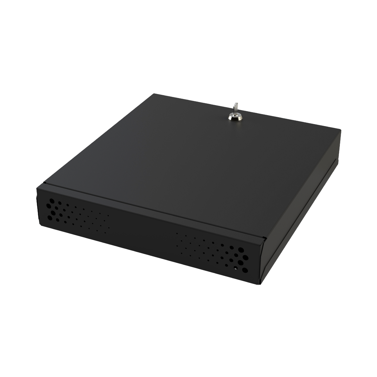 GABVID1R3 Gabinete Metálico de Seguridad para DVR/NVR, Ancho 396 mm x 78 mm de Alto x