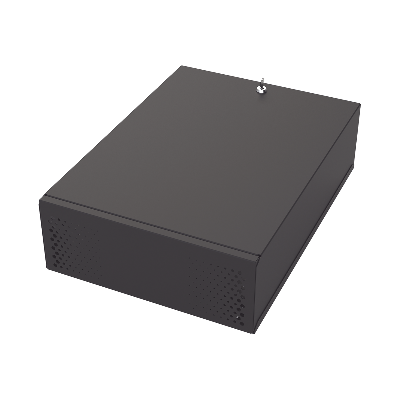 GABVID4R3 Gabinete Metálico para DVR/NVR con Chapa y llave.
