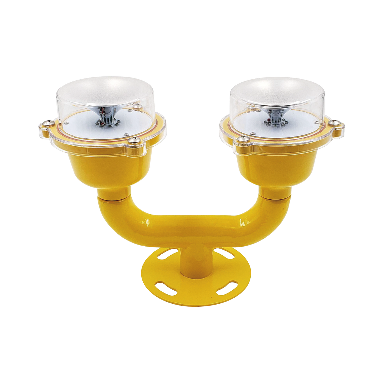 GS-LI-D Lámpara de Obstrucción Doble color Rojo / IP65 / Luz fija o parpadeante / Voltaje de Operación 110 AC / 220 AC