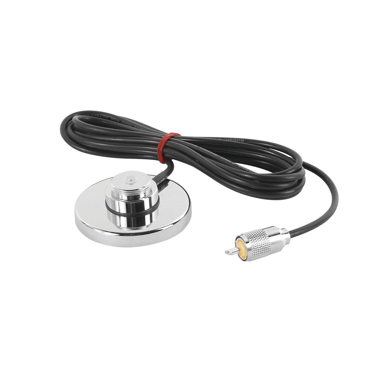 GV2 Montaje Magnético para Antenas de 3/4(NMO), 3.5 m de Cable RG58U y Conector UHF (PL259) Macho.
