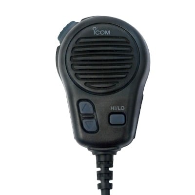 HM-126B Micrófono bocina color negro para radio IC-M504,
