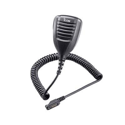 HM-169 Micrófono de Solapa uso Rudo. Para Radios IC-F3161/4161DS/DT, IC-F50/60/V