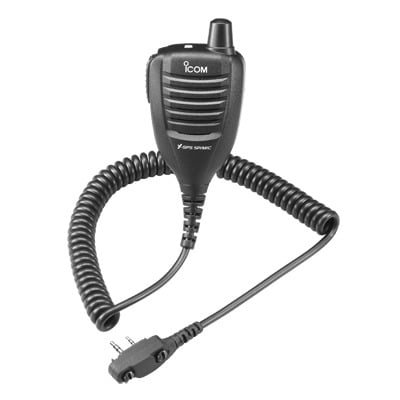 HM-171GP Micrófono de solapa con antena de GPS. Para IC-F3103D / 4103D.