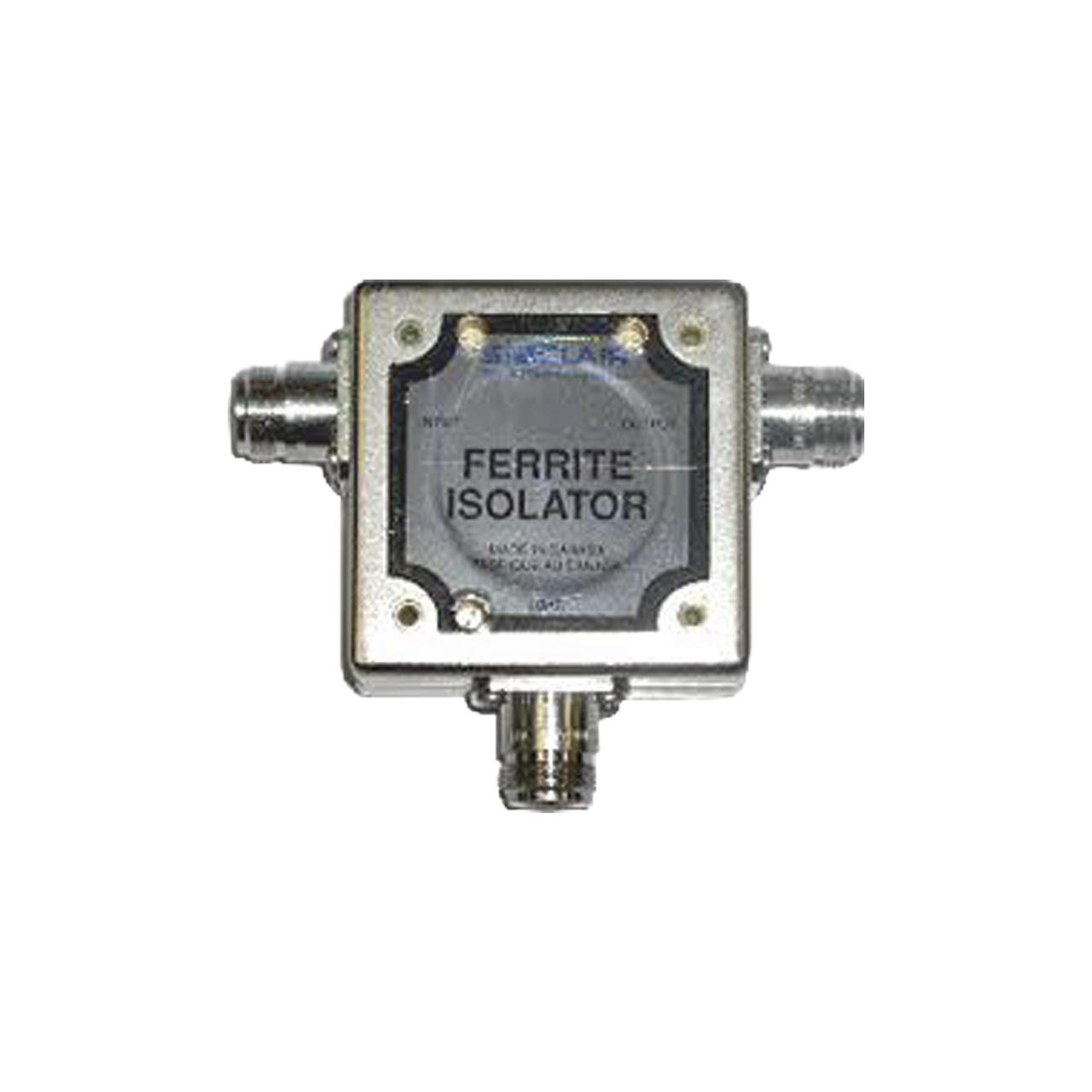 I2112-A Aislador Sencillo, 132-174 MHz,  5 MHz, Carga de 30 Watt, N Hembra, 125 Watt.