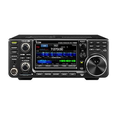 IC-7300/02 RADIO BASE HF EN BANDA DE 50MHz, 100W, EN MODOS DE OPERACION SSB, CW, RTTY, AM, FM