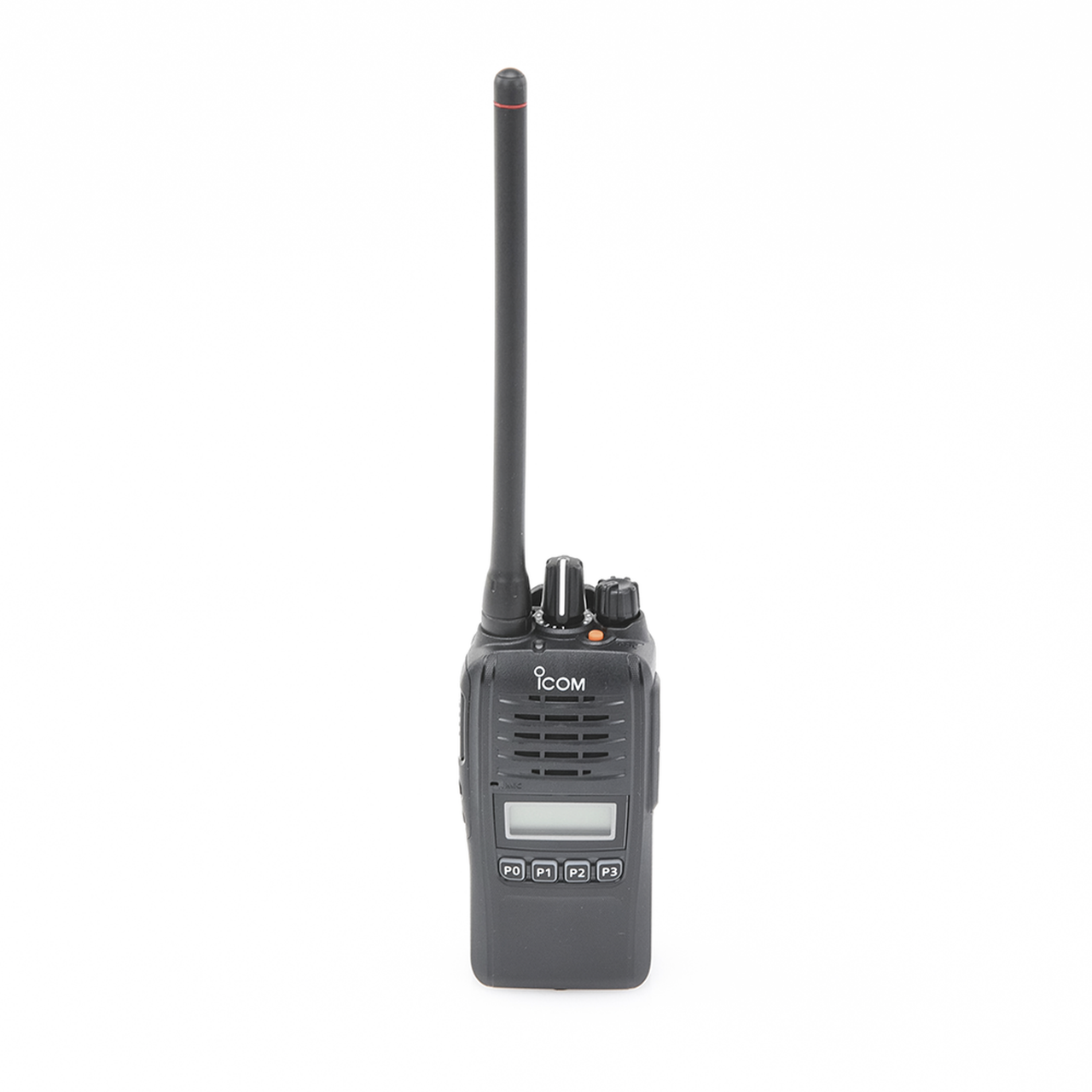 IC-F1100DSE Radio Digital NXDN en la banda de VHF, rango de frecuencia 136-174MHz, sumergible IP67, analógico y digital, opera en sistemas trunking y convencional, 5W de potencia.