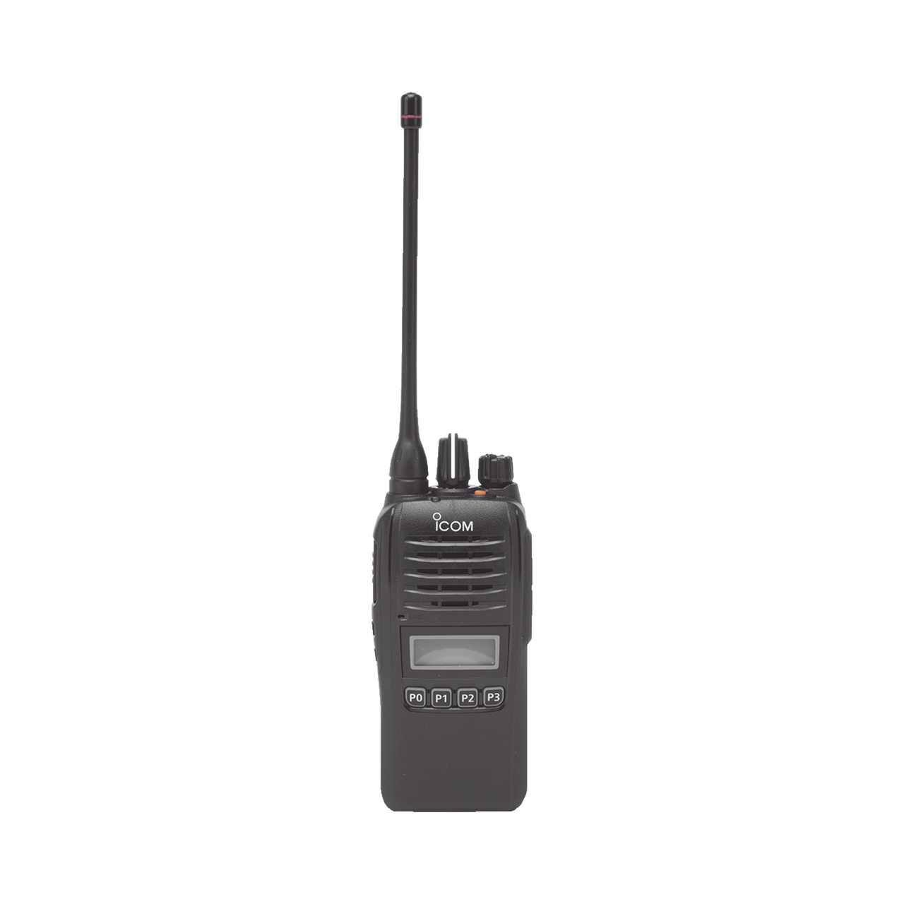IC-F2100DSE Radio digital NXDN en la banda de UHF, rango de frecuencia 400-470MHz, sumergible IP67, analógico y digital, opera en sistemas trunking y convencional, 5W de potencia.