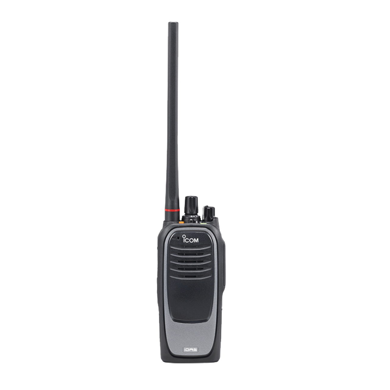 IC-F4400D/51 Radio digital NXDN sin pantalla en la banda de UHF, rango de frecuencia 450-512MHz, sumergible IP67, con encriptación DES, GPS,  bluethooth, grabador de voz, 32 canales.  Batería, cargador, antena y clip incluidos.
