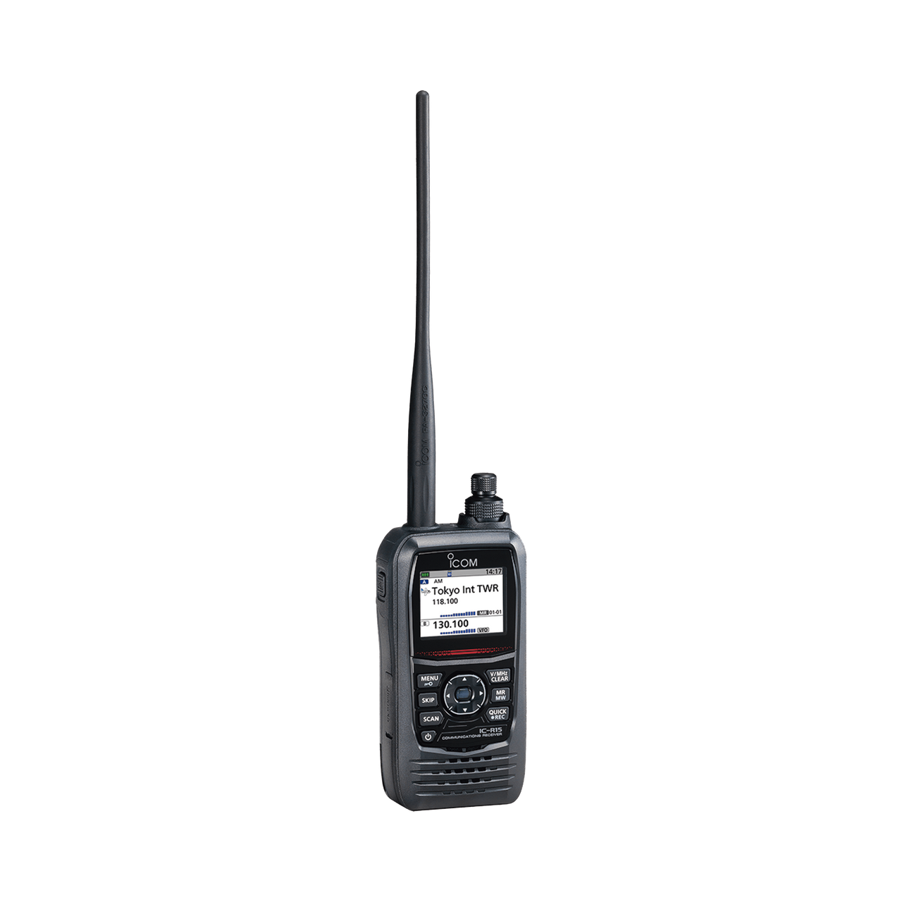 IC-R15 Receptor de comunicación portátil para señal analógica AM, FM, WFM (F3E, A3E)