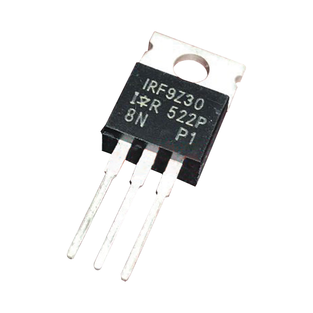 IRF9Z30 Transistor de Potencia MOSFET, Canal P, 50 Volt, 18 Amp., 0.14 Ohm, 74 Watt, TO-220AB, para Analizador III.