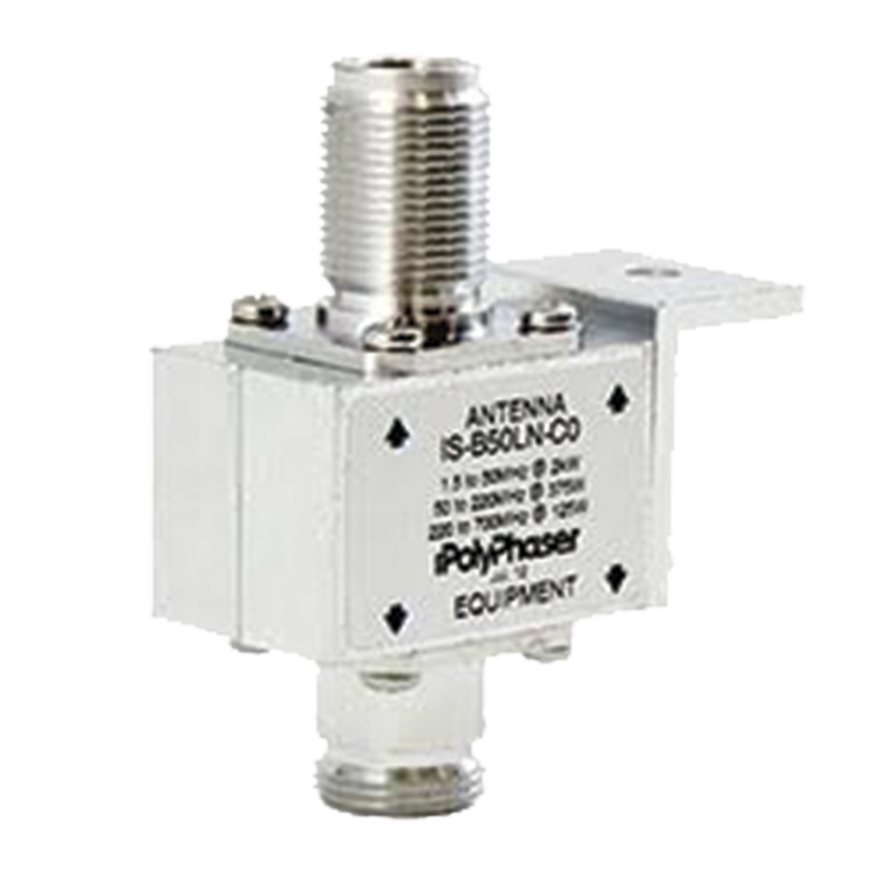 IS-B50LN-C0 Protector Coaxial de 10MHZ a 1GHZ Con Bloqueador de DC y Conectores N Hembra, 50 ?