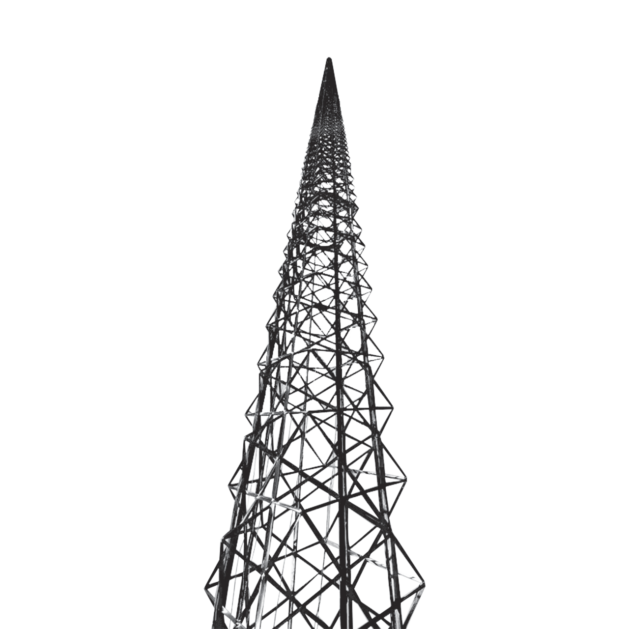 ISOT-60-AS Torre de Fibra de Carbono 18.3 metros (60 pies) Autosoportada- ULTRA LIGERA.