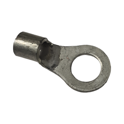 Terminal de Ojo de 1/2" sin Aislamiento, para Cable Cal No. 4.