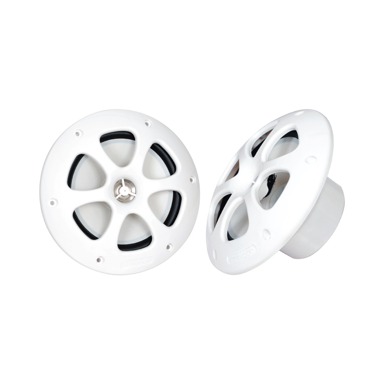 KFC-1613MRW Par de altavoces fabricado en grado marinos en color blanco de 6.5  de 100 W de entrada máxima