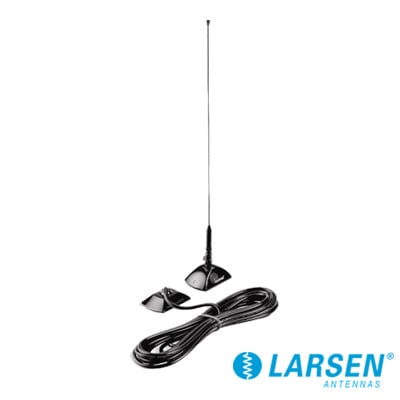 KG-144UD Antena Móvil VHF, para Cristal (on glass), Rango de Frecuencia 144 - 160 MHz.