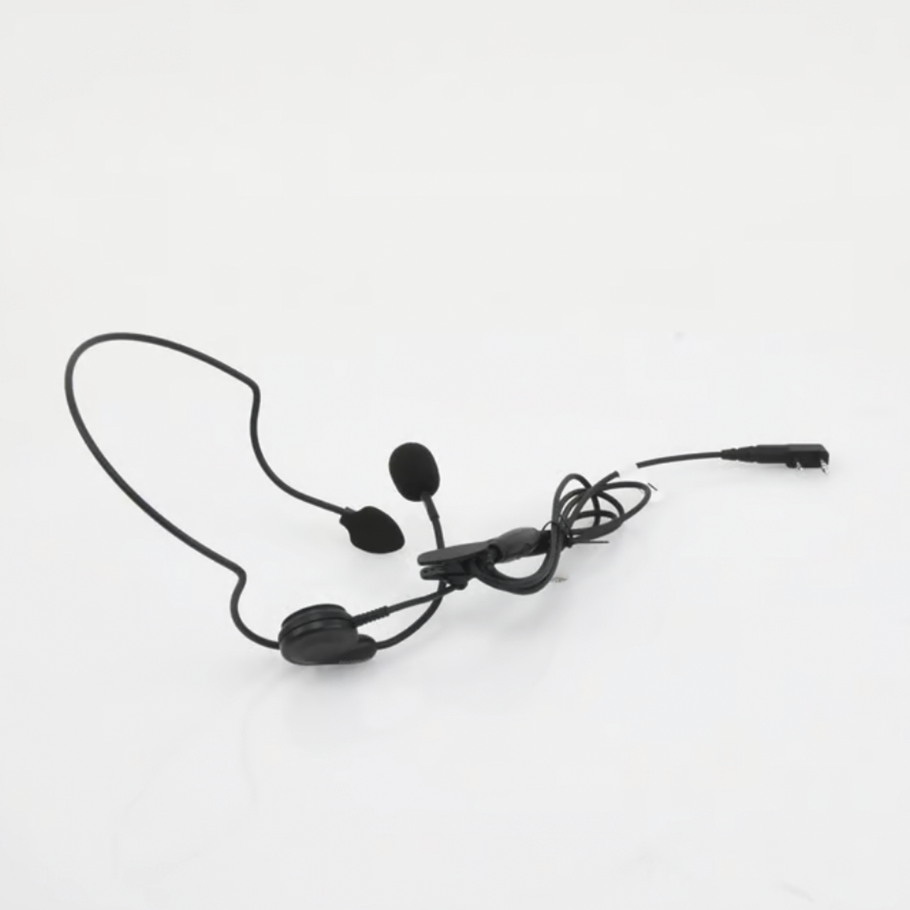 KHS-22A Diadema ligera detrás de la cabeza con micrófono tipo boom para NX-1200 NX-1300 NX-3220 NX-3320 NX-240 NX-340 TK-2312 TK-3312 TK-2402 TK-3402 TK-2000 TK-3000 TK-3230