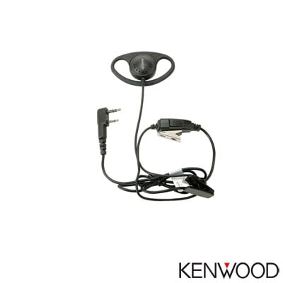 KHS-27 Micrófono-audífono anillo en D para NX-1200 NX-1300 NX-3220 NX-3320 NX-240 NX-340 TK-2312 TK-3312 TK-2402 TK-3402 TK-2000 TK-3000 TK-3230