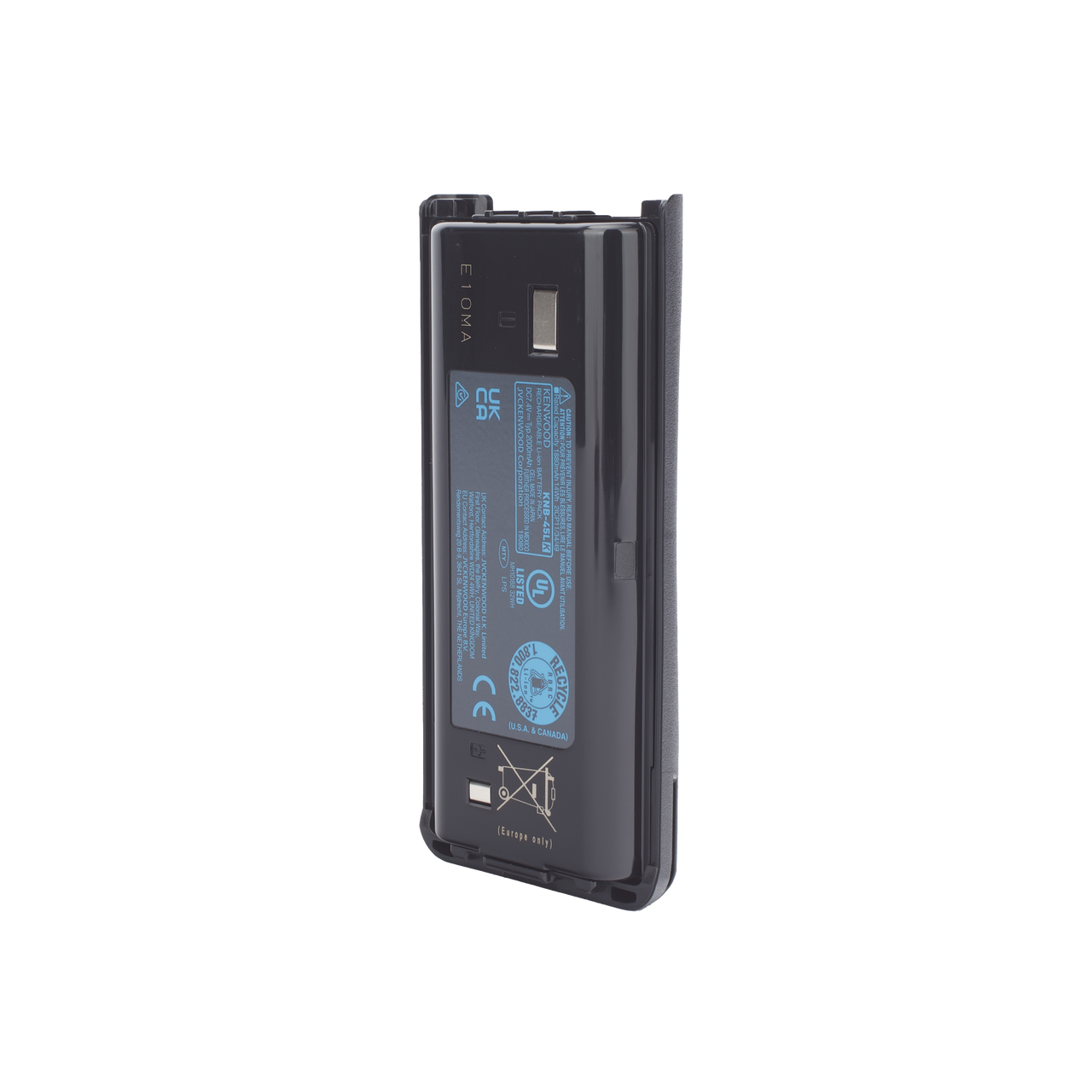 KNB-45LK Batería Li-lon, 2,000 mAh para radios NX-1200, NX-1300, NX-240, NX-340, TK-2402, TK-3402, TK-2312, TK-3312