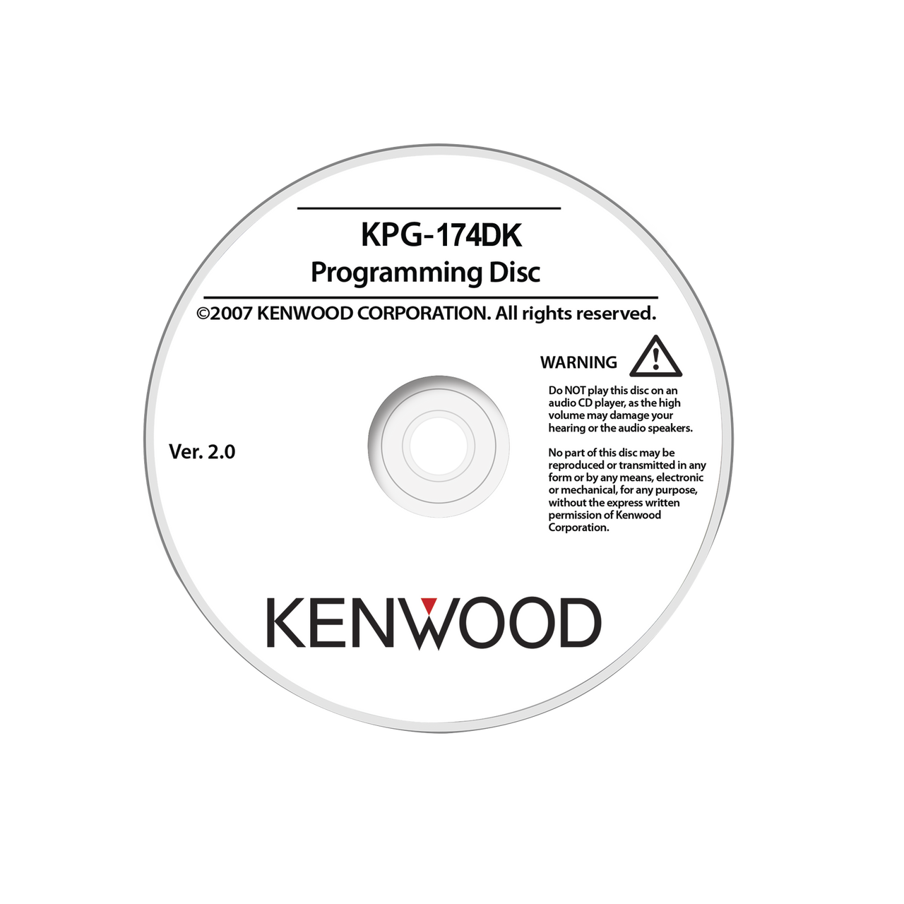 KPG-174DK Software de Programación para Repetidores Digitales KENWOOD DMR
