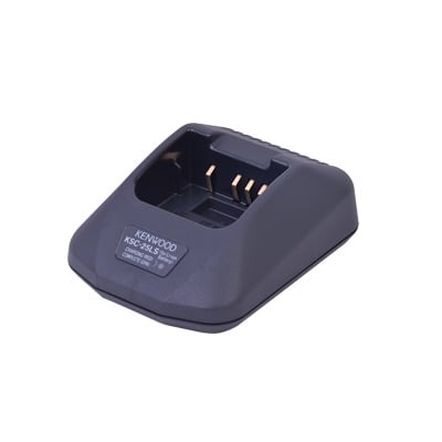 KSC-25LS-K Cargador rápido de escritorio para baterías KNB-24LS, KNB-25A, KNB-26N, KNB-35L, KNB-40L, KNB-40LCV, KNB-55L, KNB-57L, KNB-79LCM.