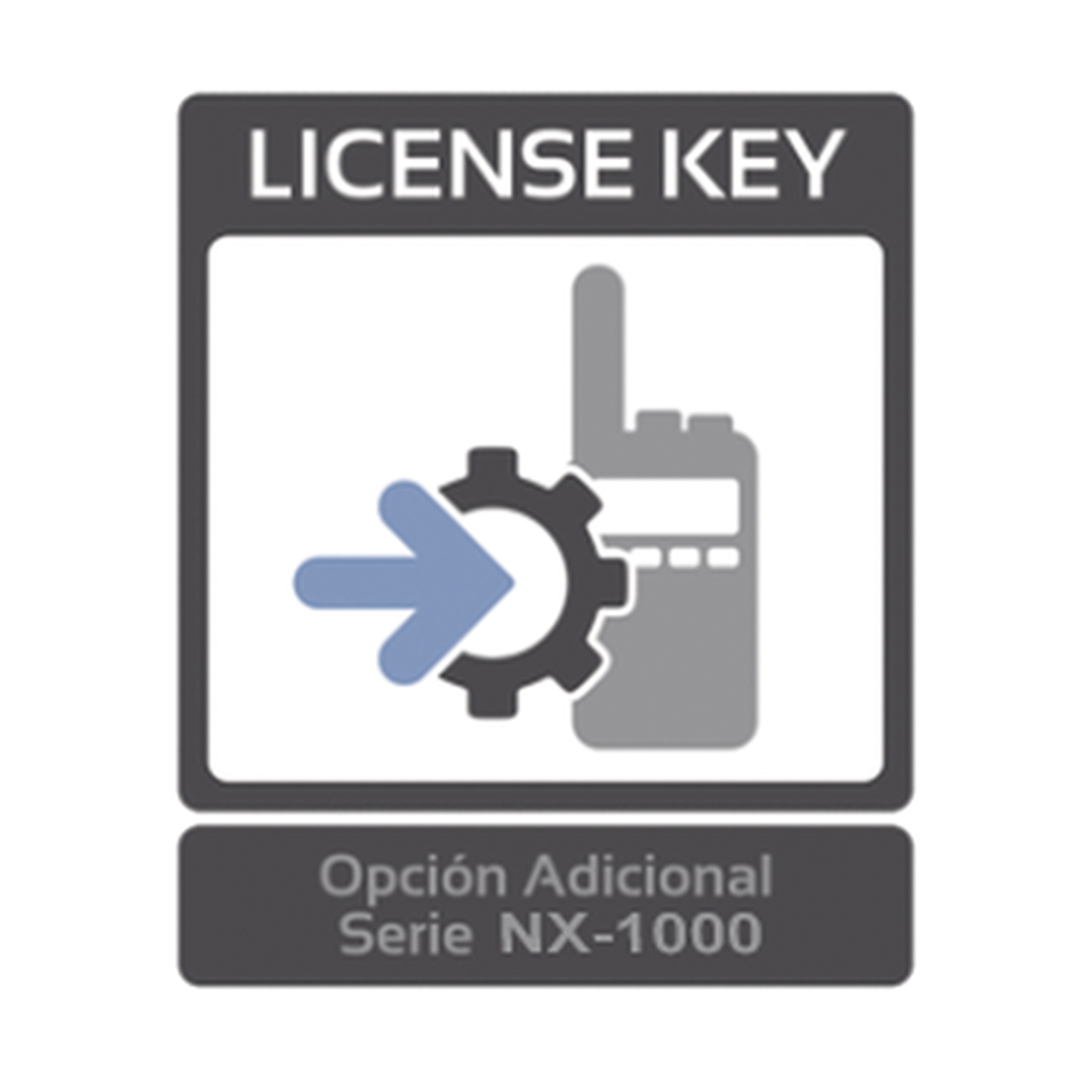 KWD-NX10-SPK Licencia para telefonía SIP compatible con NXDN o DMR para NXR-1700 NXR-1800