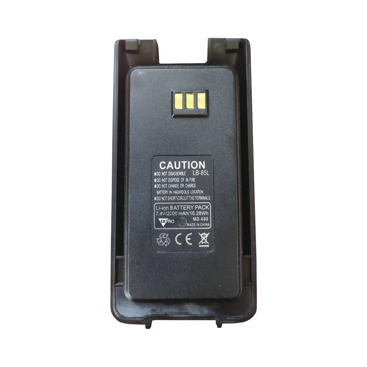 LB85L Batería de Li-lon 2200 mAh para Radios Portátiles TX-680