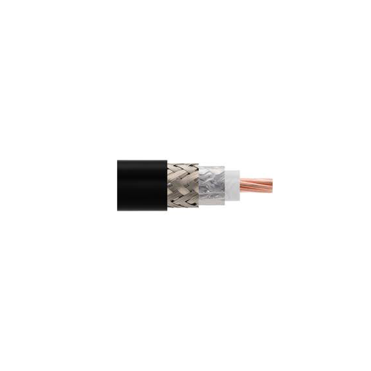 LMR-600UF Metro de Cable Coaxial 50 Ohm, LMR600 Ultra Flexible, Cobre Trenzado de Núcleo, Cinta de Aluminio y Malla de Cobre Estañado para el Blindaje