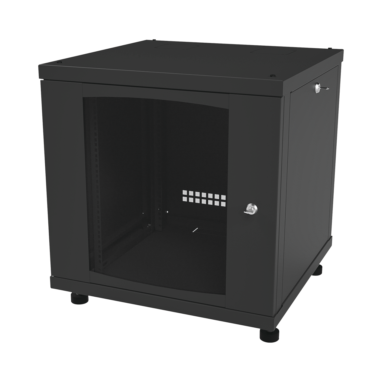 LP-6060-12U Gabinete Profesional para Telecomunicaciones de 12UR, 638 mm Profundidad.