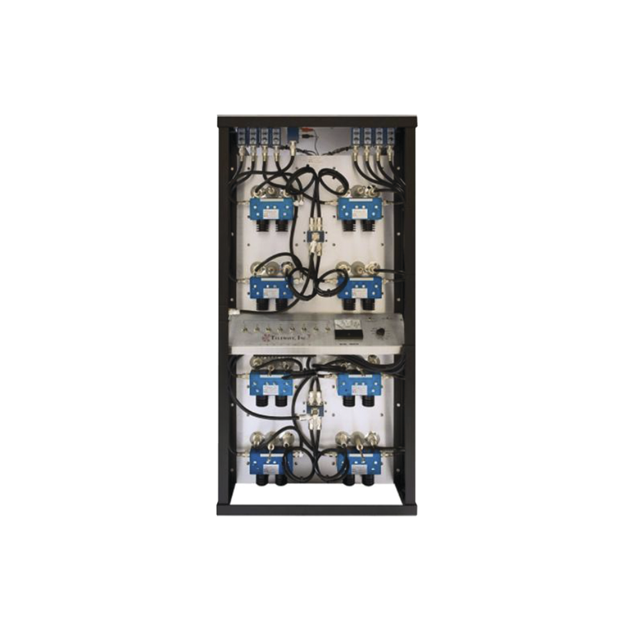 M101-450-3TRM Combinador en Rack 24, 400-512 MHz, 3 Can.(10Dia.) 250 KHz Tx-Tx, Monitor/Pot. 150 Watt, N Hembras.