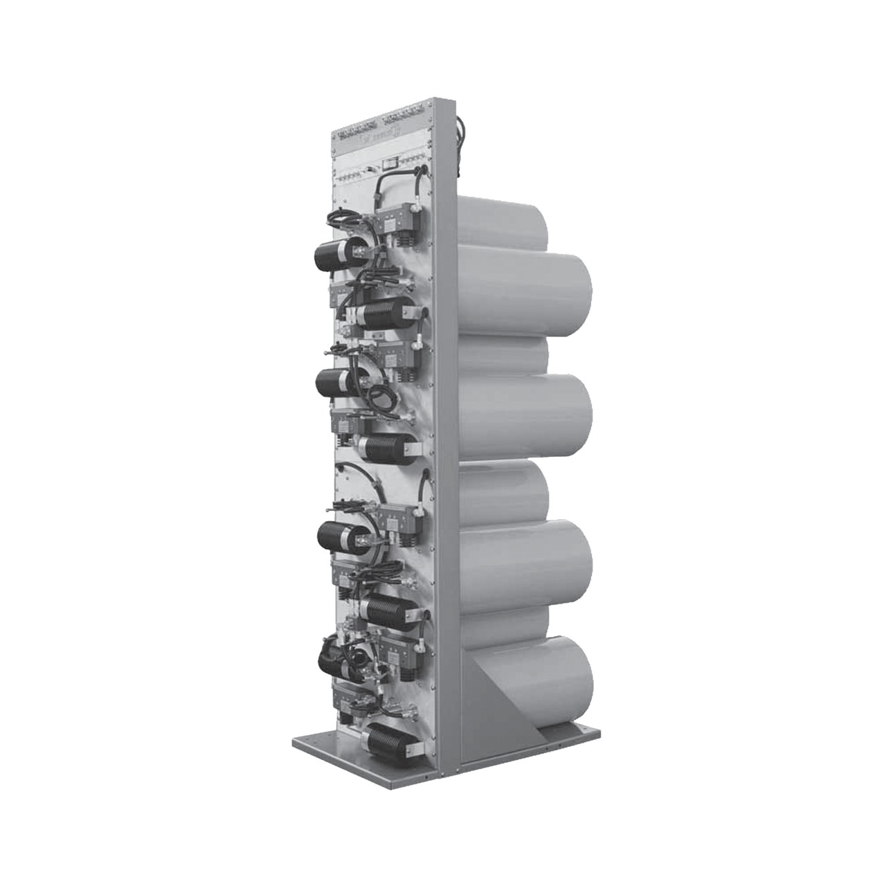 M101-450-6TRM-3Q Combinador de Alta-Q en Rack 19, 400-512 MHz, 6Can.(10Dia.) 2dB @ 150KHz (min.) 150Watt, N Hembras.