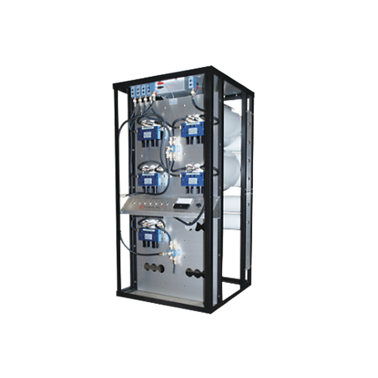M101-450-7TRM Combinador en Rack 24, 400-512 MHz, 7Can.(10Dia.) 250 KHz Tx-Tx, Monitor/Pot. 150 Watt, N Hembras.