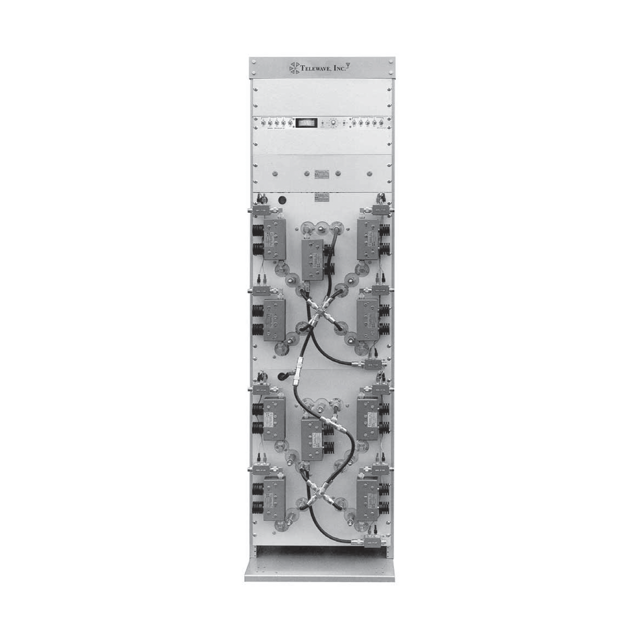 M101-860-8TRM  Combinador de Panel en Rack 19, 851-869 MHz,  8 Canales, 500 kHz, 150 Watt, N Hembras.