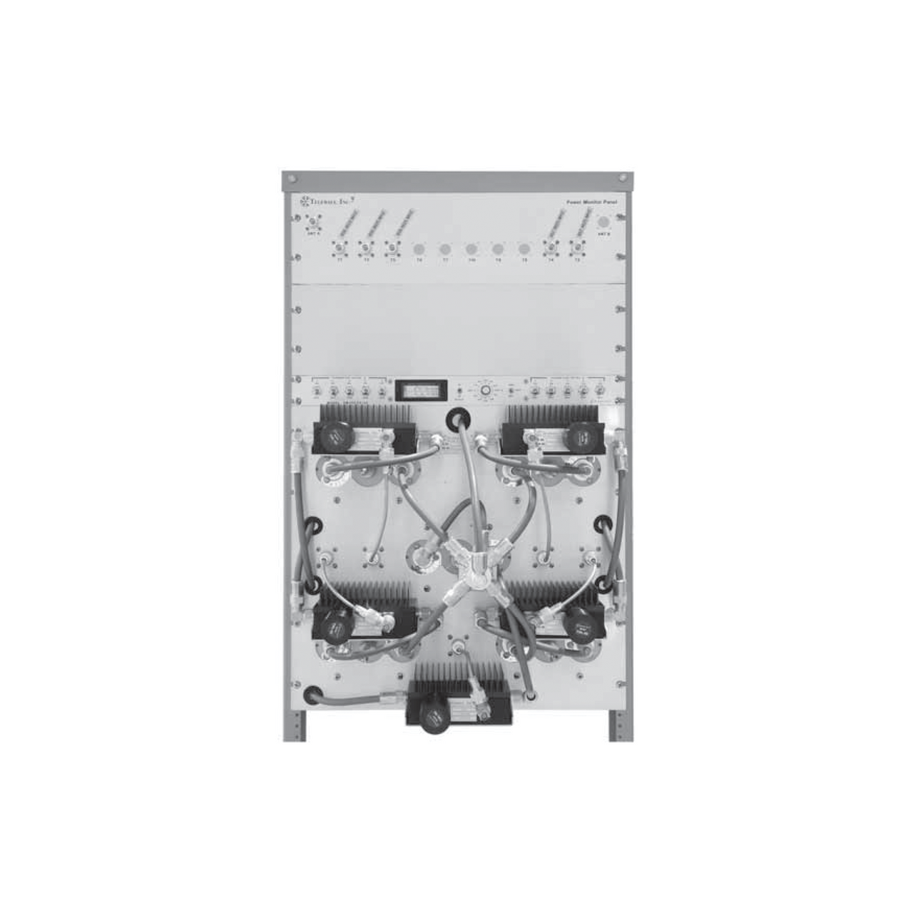 M107-860-4TRM Se Sustituye por la Serie M108-860. Combinador en Rack 19 in, 851-869 MHz, 4 Canales, 250 kHz de Separación Tx-Tx, N Hembra.