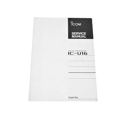 MAN-ICU16 Manual de servicio para IC-U16