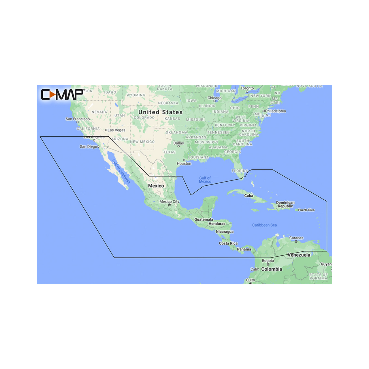 M-NA-Y205-MS M-NA-Y205-MS C-MAP REVEAL América central y el caribe.