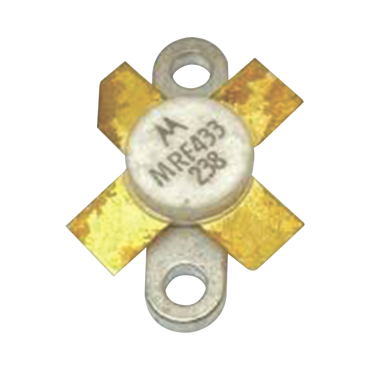 MRF433 Transistor de Silicio NPN, 2-30 MHz, 12.5 Vcc, 12.5 Watt, 211-07.