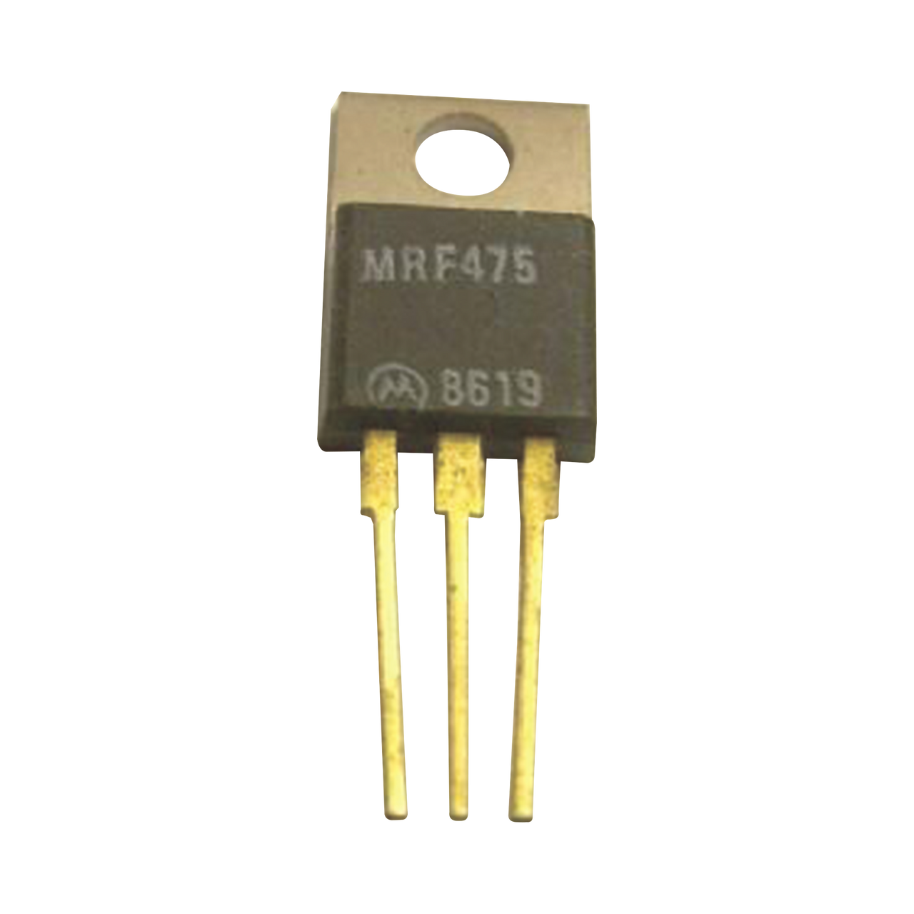 MRF475 Transistor NPN de Potencia RF, Silicio de 30 MHz, 13.6 Vcc, 4.0 Amp. 10 Watt, TO-220AB.