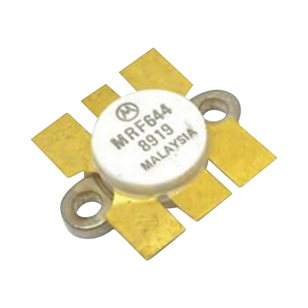 MRF644 Transistor NPN de Potencia RF, Silicio en 470 MHz, 6.2 dB, 25 Watt, 316-01.