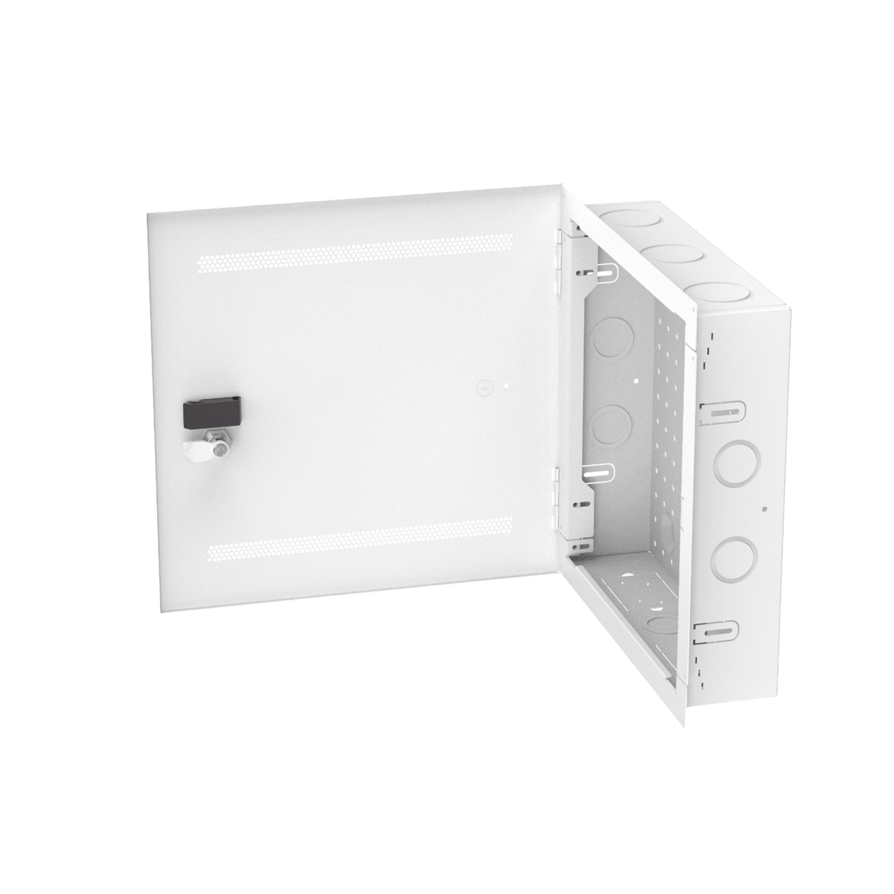 MS14EHDS Gabinete Multipropósito de Montaje en Pared, de 14 in de Altura, Con Puerta Reversible, Fabricado en Acero, Color Blanco