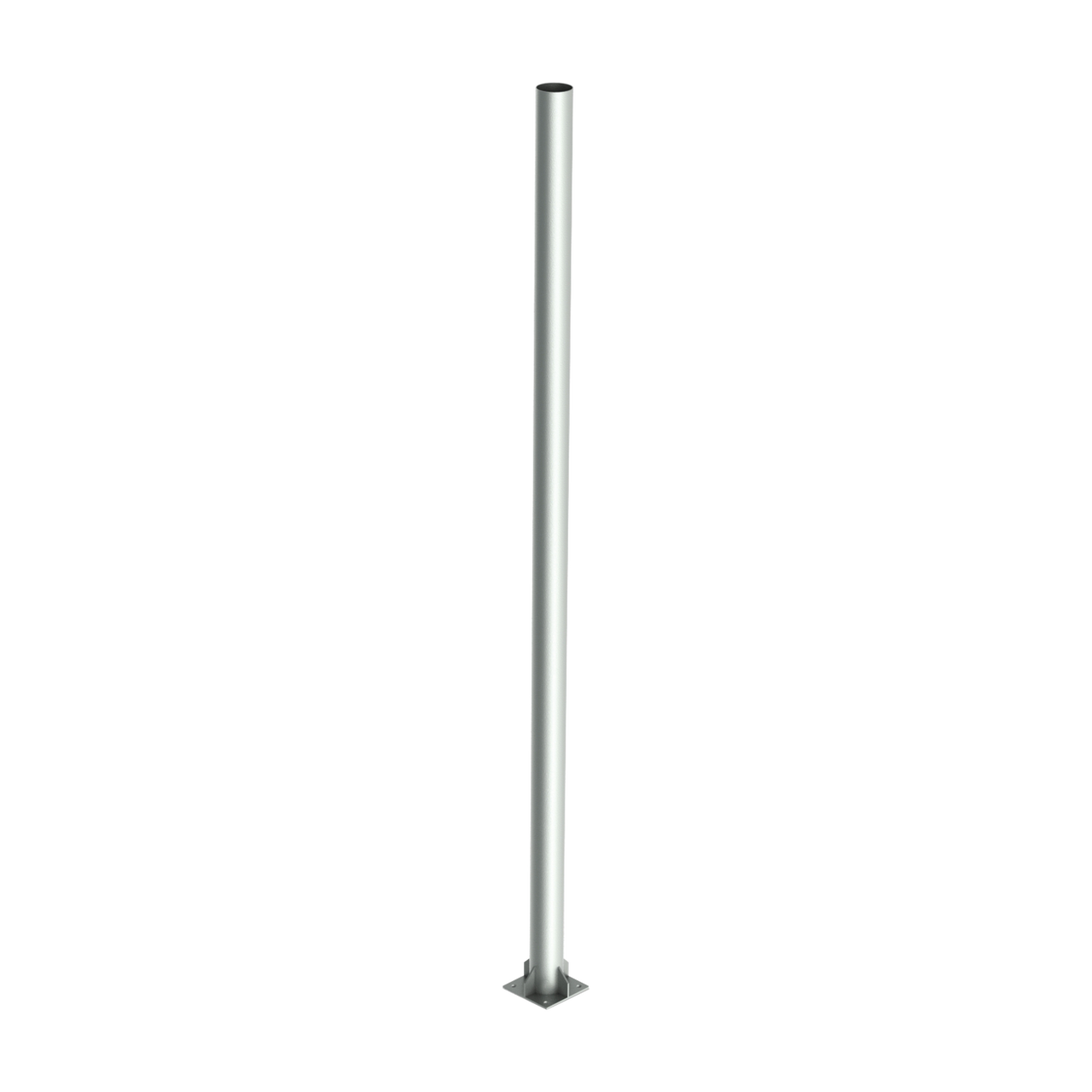 MSC-30A-1.5 Poste de Acero Galvanizado para Videovigilancia, 1.5 m de altura.