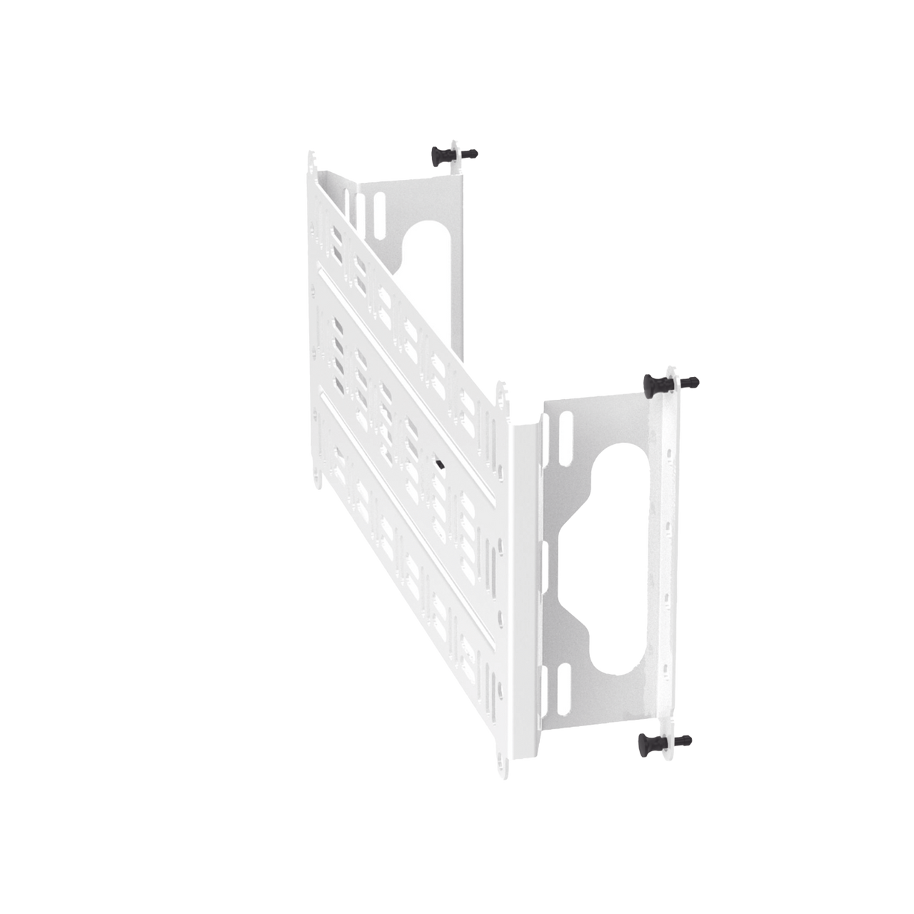 MSSHLF Accesorio Para Montaje de Equipos o Dispositivos en Gabinetes Multipropósito, de Instalación a Presión, de Acero, Color Blanco