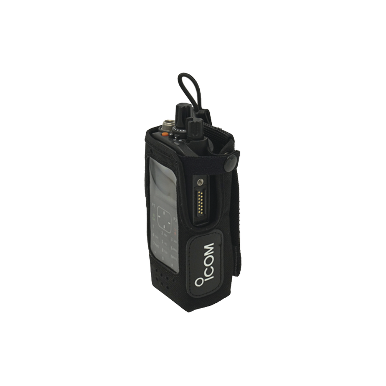 NC-F1036C Funda de nylon con clip metálico para radio ICF3400/4400DS con display y teclado DTMF