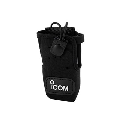NC-F14-CLIP Funda de Nylon con clip metálico a cinto y correa con broche frontal para sostener el radio / IC-F3013, IC-F4013.