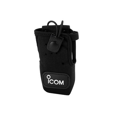 NC-F14-CLIP Funda de Nylon con clip metálico a cinto y correa con broche frontal para sostener el radio / IC-F3013, IC-F4013.