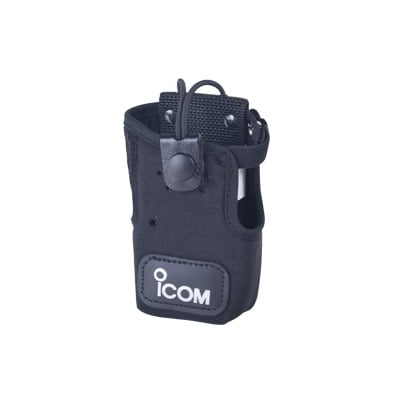 NC-F3000-CLIP Funda de Nylon, clip-cinto y correa de broche frontal, para IC-F3003/ 4003,  IC-F3103D/ 4103D,  IC-F3210D/ 4210D.