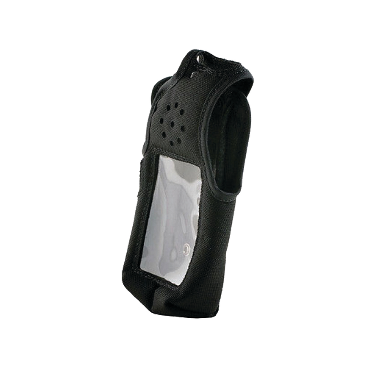 NC-F3261T-CLIP Funda de Nylon, clip metálico p/ cinto, correa-broche y visor frontal-DTMF / IC-F3161T/D, IC-F3261T/D, IC-F3360DT.