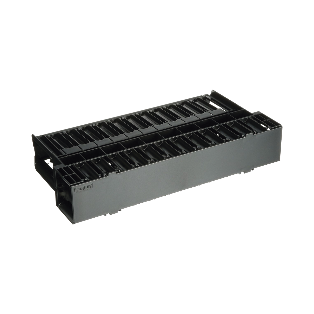 NCMH2 Organizador de Cables Horizontal NetManager, Doble (Frontal y Posterior), Para Rack de 19in, 2UR