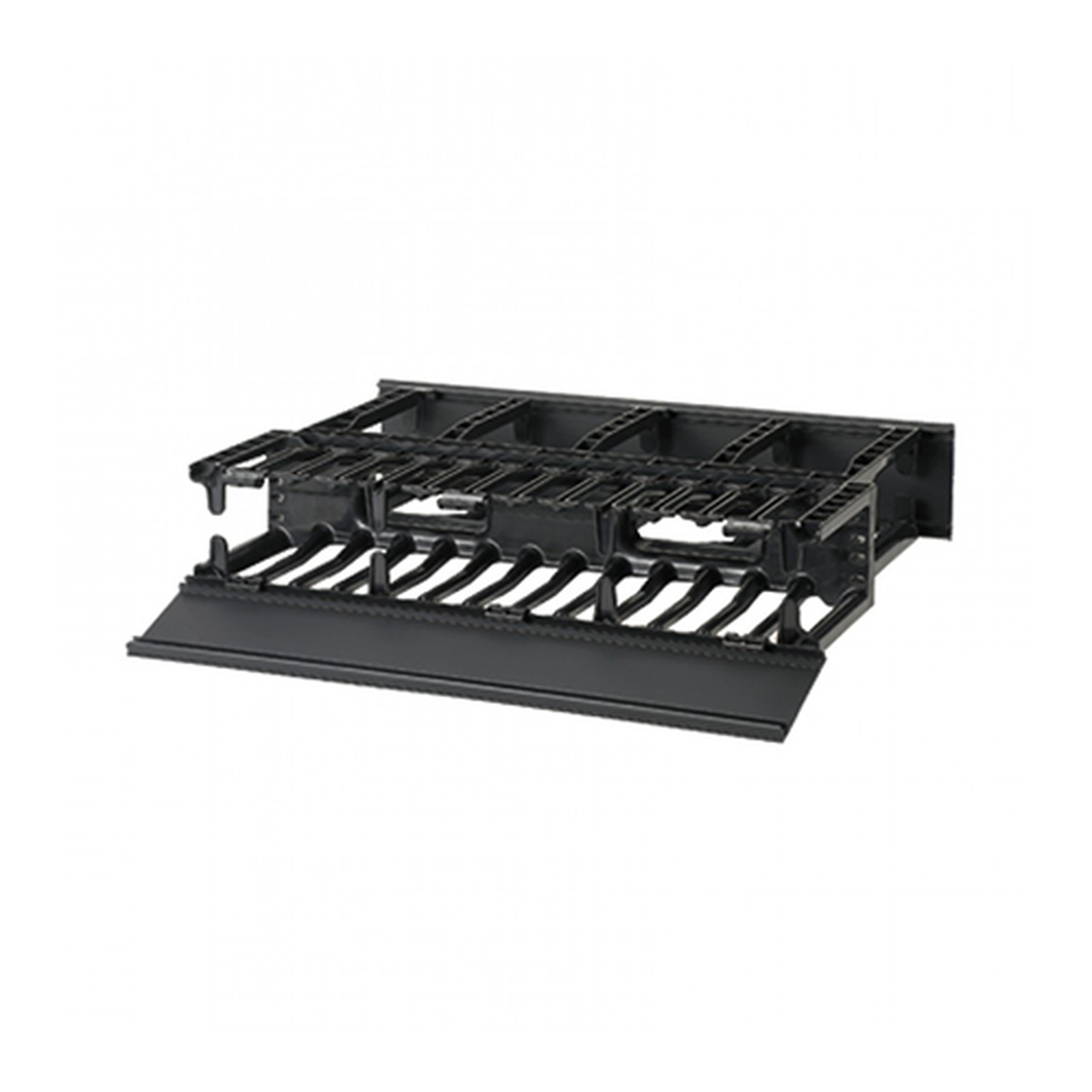 NM2 Organizador de Cables Horizontal NetManager de Alta Densidad, Doble (Frontal y Posterior), Para Rack de 19in, 2UR