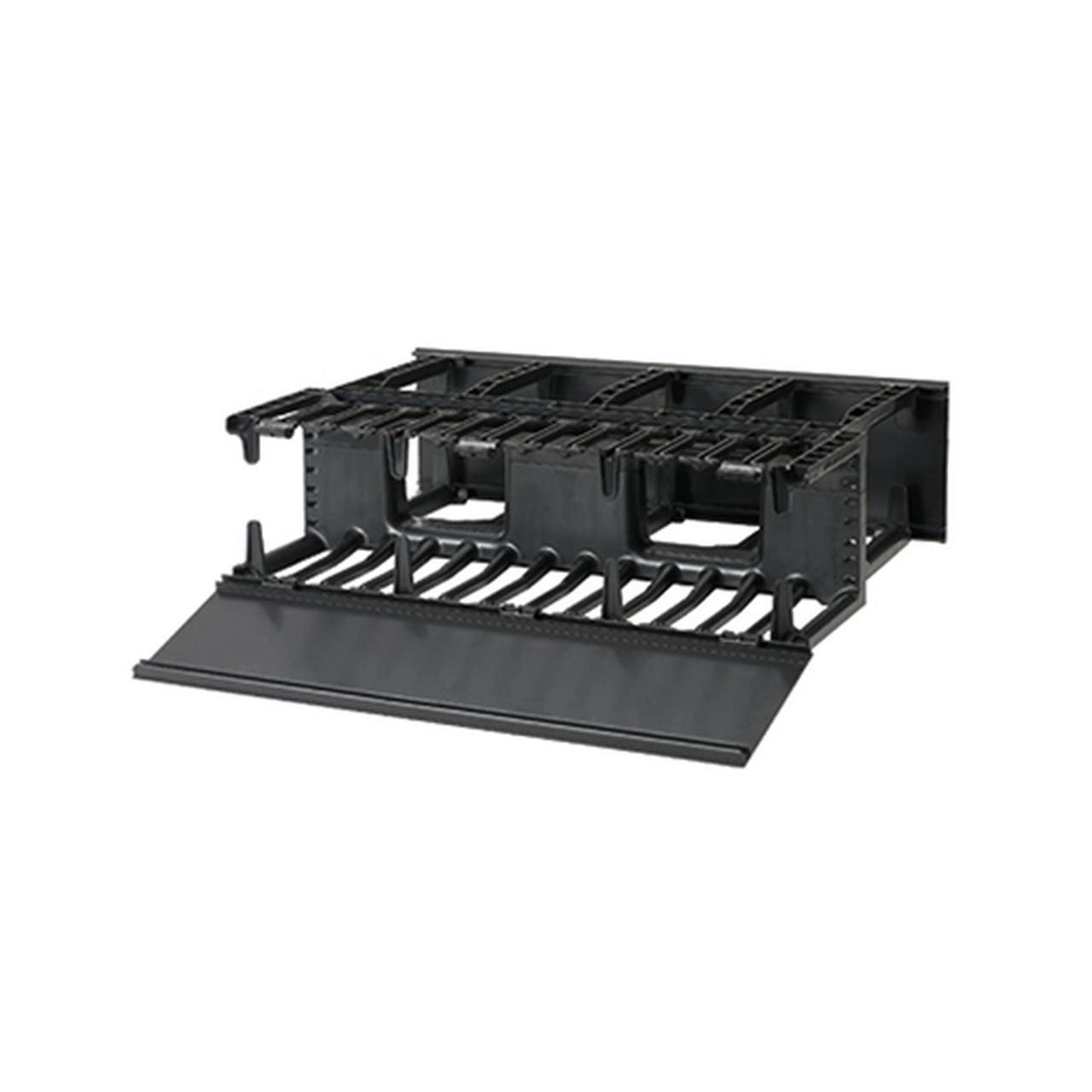 NM3 Organizador de Cables Horizontal NetManager, Doble (Frontal y Posterior), Para Rack de 19in, 3UR